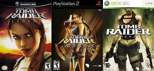 Tomb Raider - Legend, Anniversary, Underworld Tomb Raider - Legend, Anniversary, Underworld