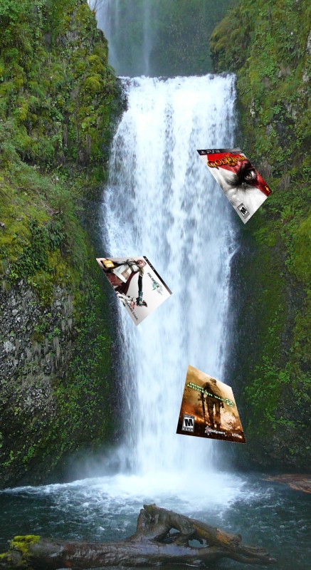 Wasserfall der Spiele