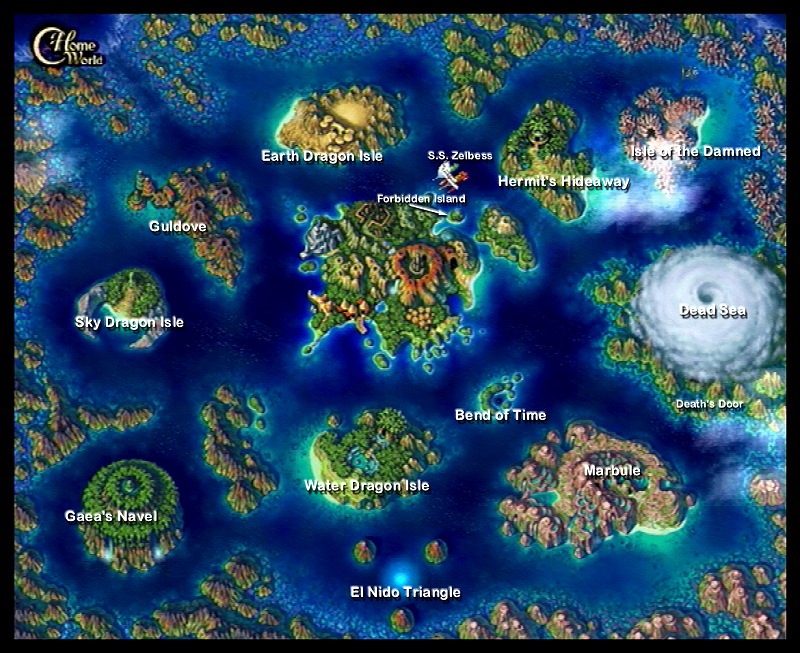 Chrono Cross World Map