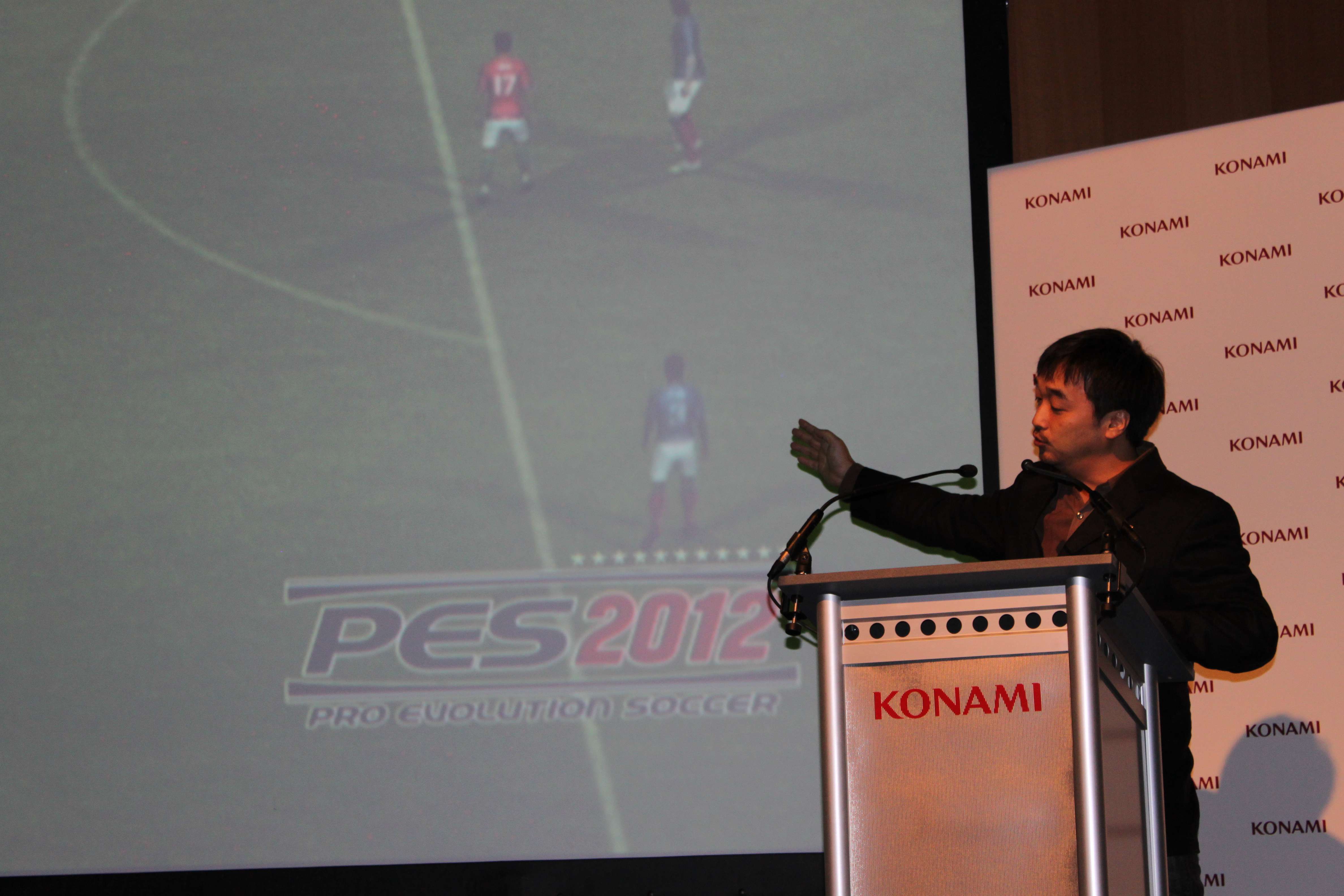 'Seabass' bei der PES 12-Präsentation