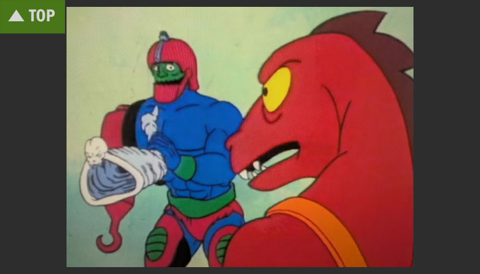 Standbild aus einer alten He-Man TV-Serie