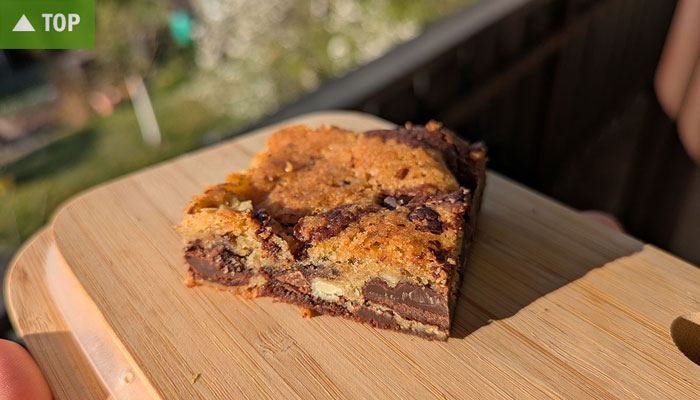 Ein gebackener Brookie