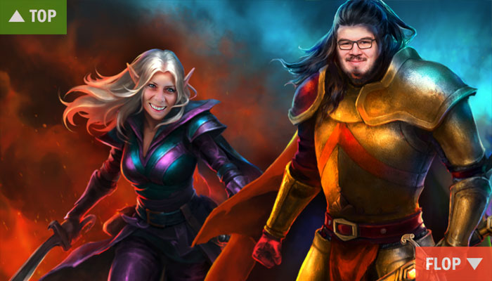 Valor of Man Collage mit zwei Redakteur/innen