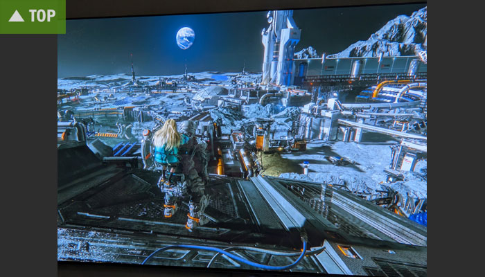 Fotografierte Spielszene von Pragmata 