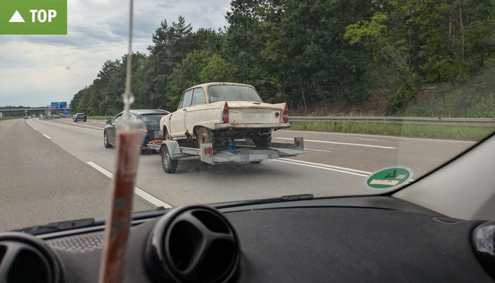  Impressionen von einer Fahrt auf deutscher Autobahn 