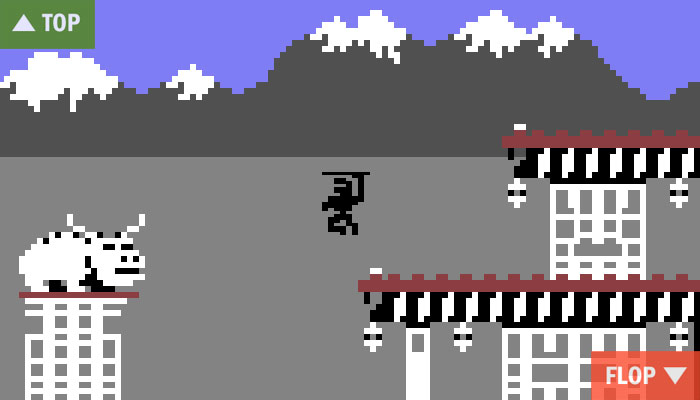Screenshot Bruce Lee C64