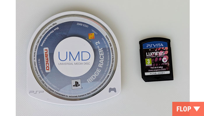  PSP-UMD und Vita-Modul  