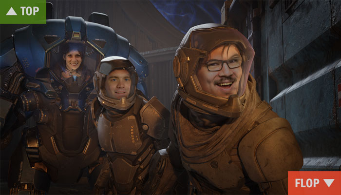 Screenshot EXODUS mit Redakteursgesichtern