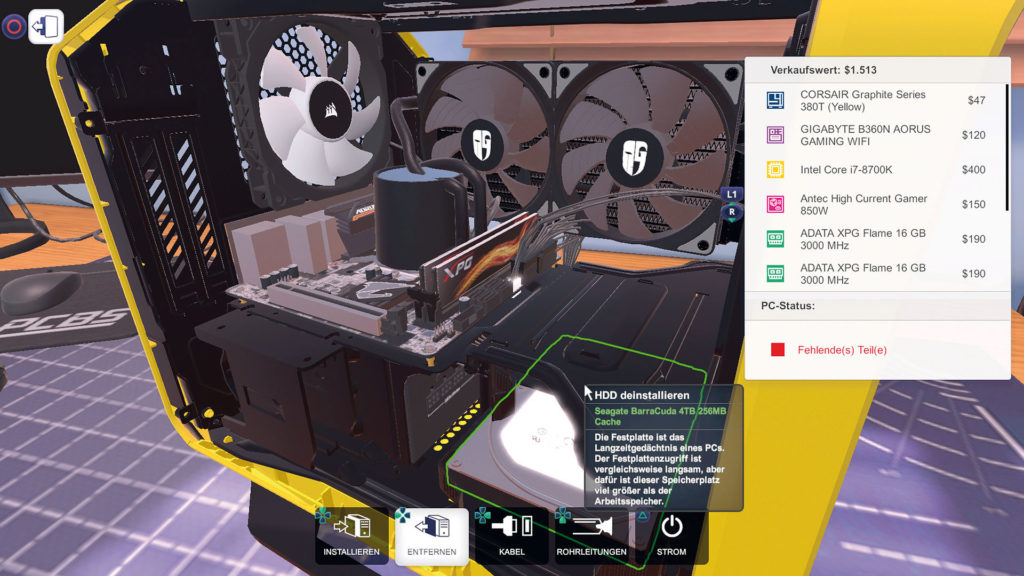Pc Simulator Test PC Building Simulator – im Test (PS4) | MANIAC.de
