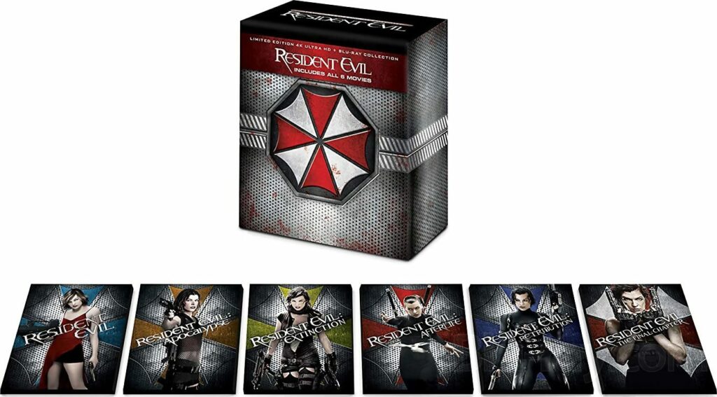 Resident Evil komplette FilmReihe auf 4KBluray angekündigt MANIAC.de