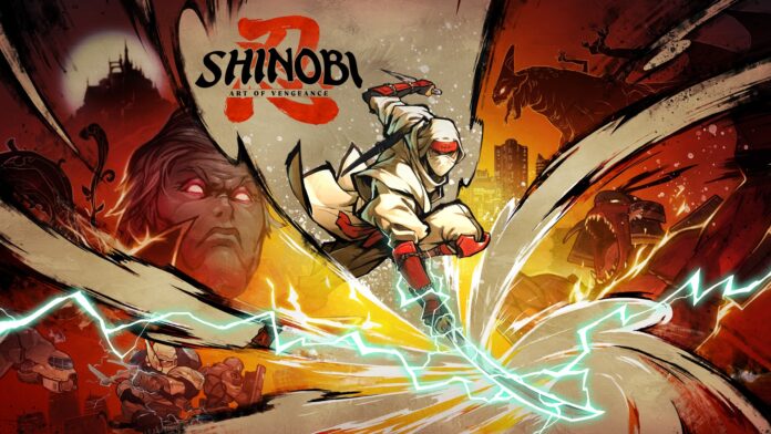 Artwork und Logo von Shinobi: Art of Vengeance