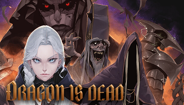 Artwork und Logo von Dragon is Dead
