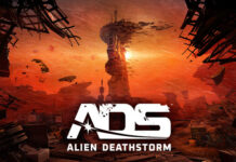 Alien Deathstorm – für PS5 & XSX angekündigt Artwork und Logo von Alien Deathstorm