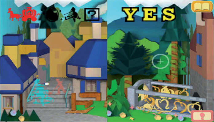 Screenshot von Geschichtenbuch: Verborgene Formen in Perspektive!