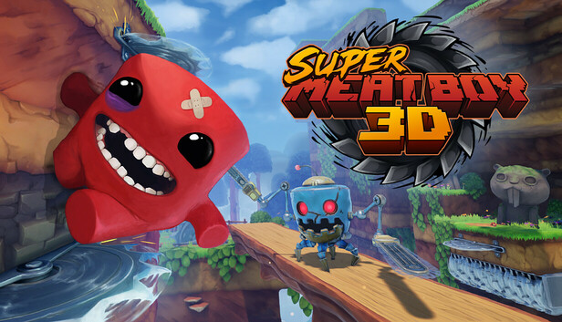super-meat-boy-3d-BIG Artwork und Logo von Super Meat Boy 3D