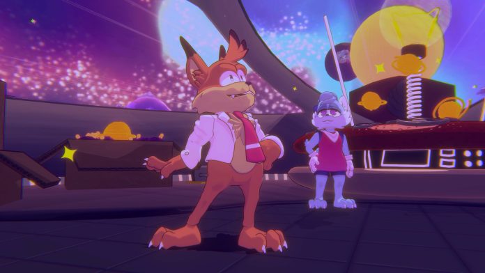 Screenshot von Bubsy 4D