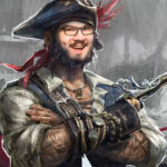 Windrose Titel-Artwork mit Redakteurs-Gesicht