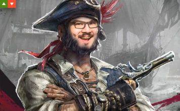 Windrose Titel-Artwork mit Redakteurs-Gesicht