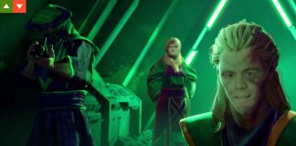 Screenshot Tides of Tomorrow mit Redakteurs-Gesichtern