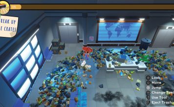 Screenshot von Cleaning Up!