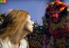 Screenshot Youtube Story Trailer God of War Laufey mit Redakteursgesicht.