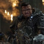 Screenshot Gears of War E-Day mit Redakteurs-Gesicht (Montage)