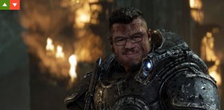 Screenshot Gears of War E-Day mit Redakteurs-Gesicht (Montage)