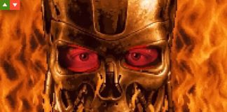 Cover Artwork Terminator 2D mit Redakteurs-Augen Montage